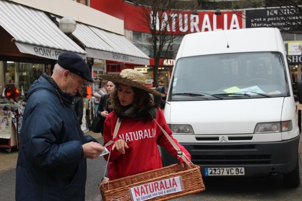 Naturalia adore la rue quand il s'agit de campagne événementiel