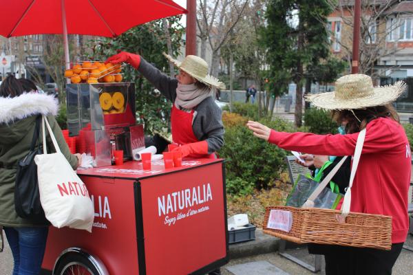 Naturalia adore la rue quand il s'agit de campagne événementiel