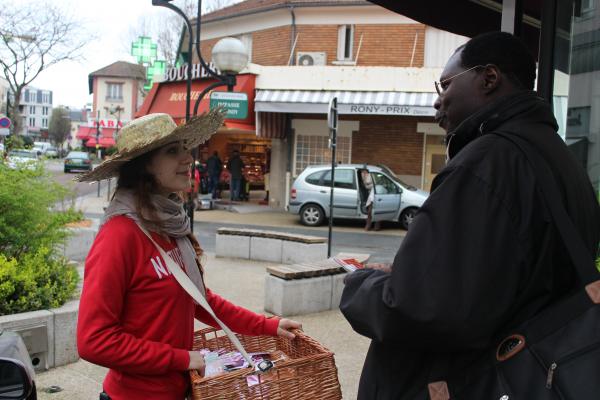 Naturalia adore la rue quand il s'agit de campagne événementiel