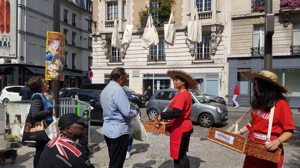 Naturalia invite les passants à sauter en l’air