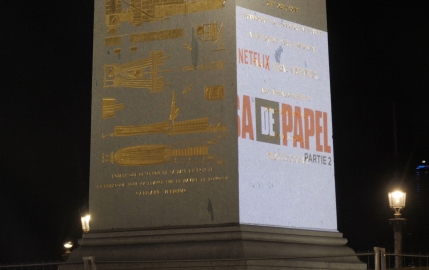 Les héros de La Casa de Papel s'emparent des murs de Paris