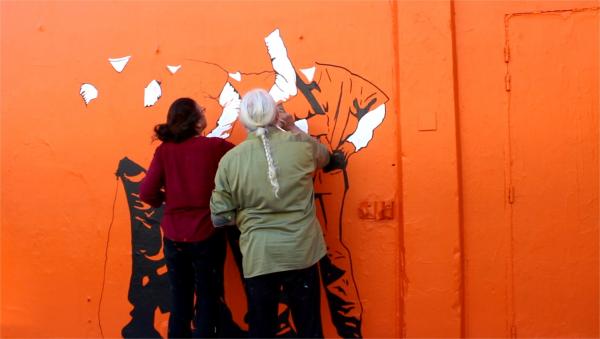 Trois grandes fresques murales format XXL exposées en plein cœur de Paris