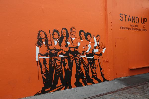 Trois grandes fresques murales format XXL exposées en plein cœur de Paris