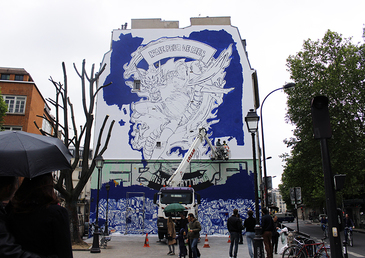 Une fresque célébrant Zlatan Ibrahimovic, une œuvre unique !