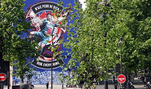 Une fresque célébrant Zlatan Ibrahimovic, une œuvre unique !