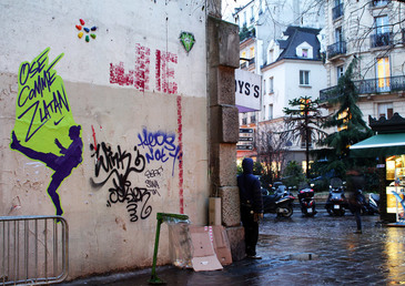 Une fresque Zlatanesque envahit la capitale avec Nike !