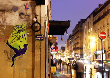 Une fresque Zlatanesque envahit la capitale avec Nike !