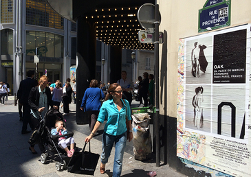 OAK promeut son nouveau magasin dans les rues parisiennes