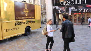 Paco Rabanne marks the launch of its Million fragrance range with a national Street Marketing campaign