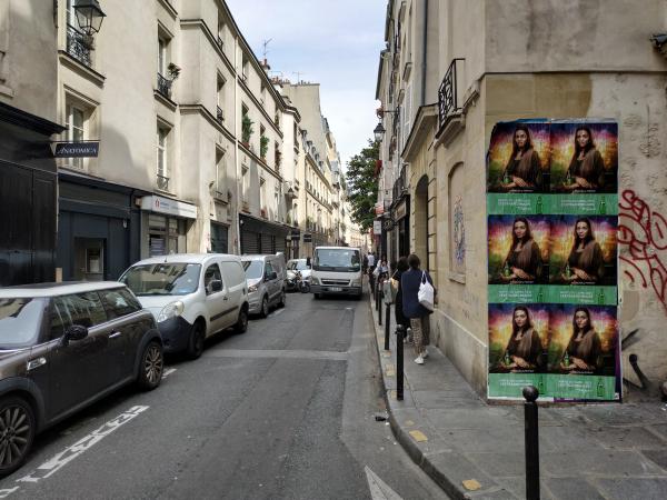 Perrier, a sparkling Mona Lisa