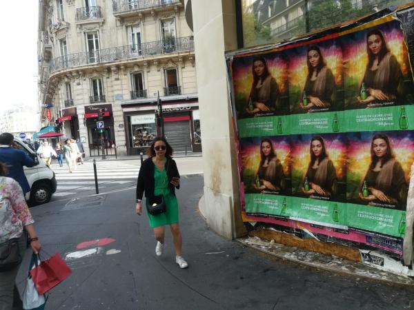 Perrier, a sparkling Mona Lisa