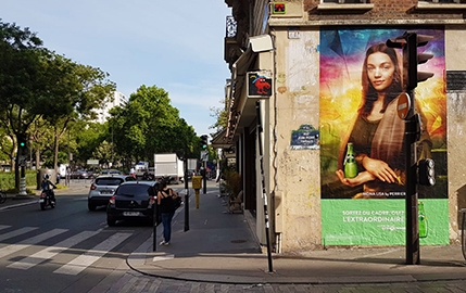 Perrier, a sparkling Mona Lisa