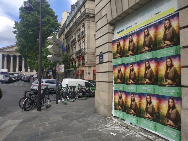 Perrier, a sparkling Mona Lisa