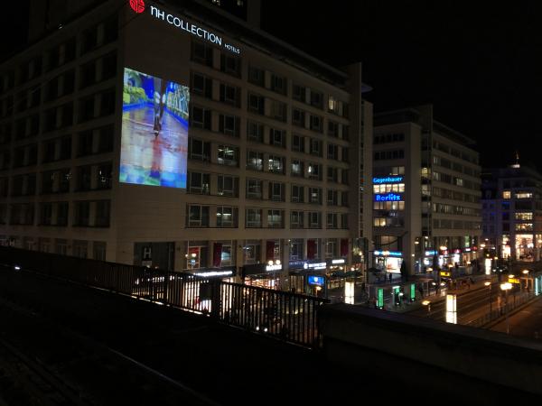 Saint-Laurent parades on the most important European facades