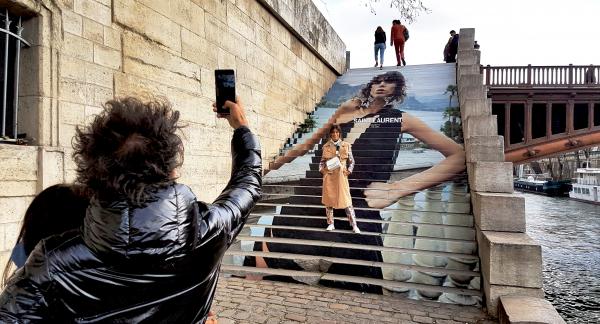 Saint Laurent turns the streets of Paris into a fashion runway