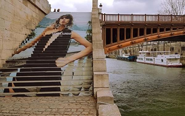 Saint Laurent turns the streets of Paris into a fashion runway