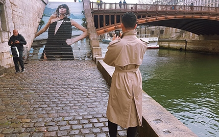 Saint Laurent turns the streets of Paris into a fashion runway