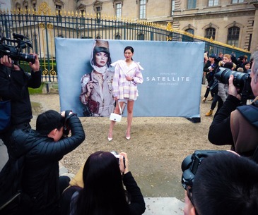 Satellite steals the show during the Paris Fashion Week