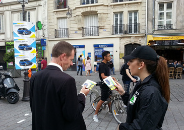 La rue : une aire de jeu pour Skoda