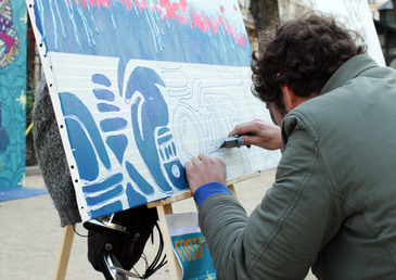 Une battle sur toile, l’art créateur d’émotion