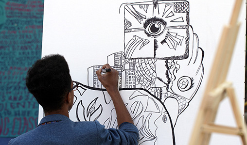 Une battle sur toile, l’art créateur d’émotion