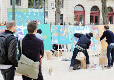 Une battle sur toile, l’art créateur d’émotion