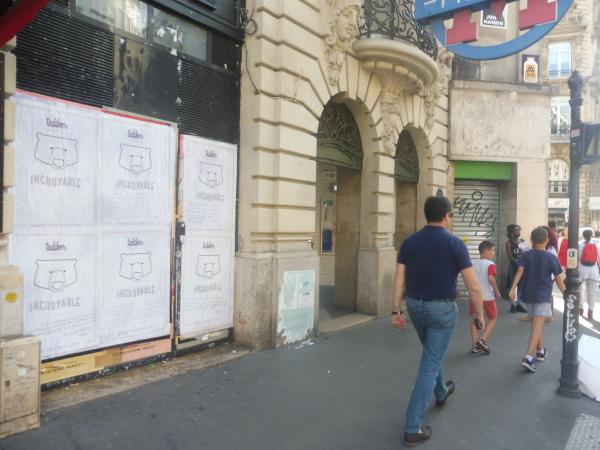 Un affichage Sauvage participatif dans les rues de la capitale