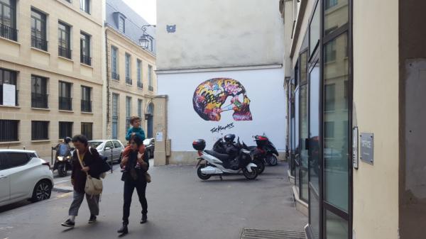 Le crane arty de Paris pour une marque trendy