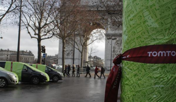 Avant Noël, TomTom met le paquet pour emballer Paris