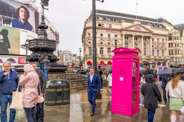 Valentino's Pantone covers the world! 