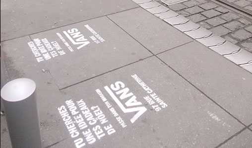 Suivez Vans à la trace