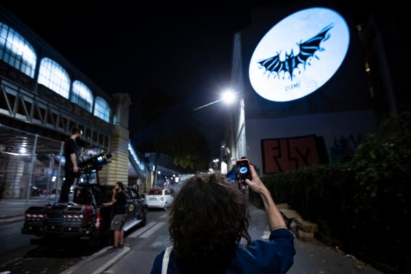 Bat-Projection to celebrate Batman Day