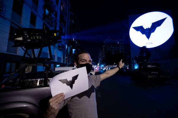 Bat-Projection to celebrate Batman Day