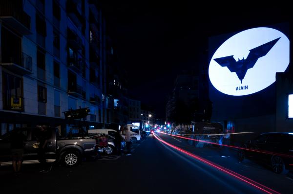 Bat-Projection to celebrate Batman Day