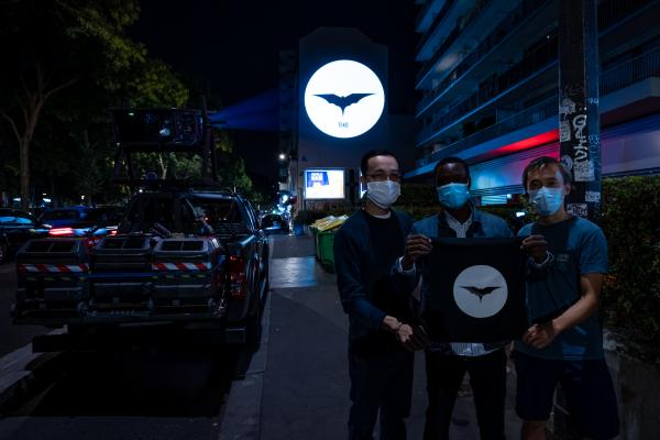 Bat-Projection to celebrate Batman Day