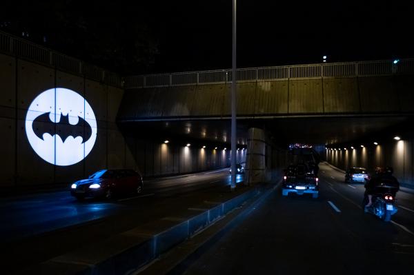 Bat-Projection to celebrate Batman Day